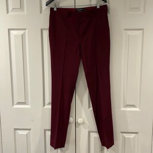 Red dress pants from topman